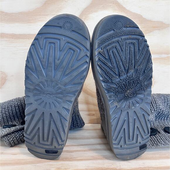 UGG - Classic Cardy Knit - Boots - Gray - Women's - 7 - S/N 1016555 - Picture 7 of 8